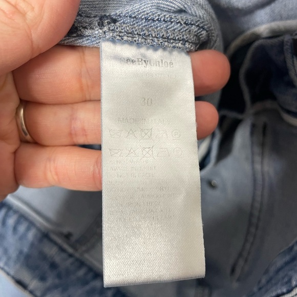 See By Chloe High-Waisted Wide Leg Jeans - Picture 10 of 13